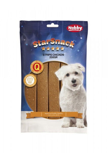 79770 NOBBY StarSnack Strips "Chicken" bag; 20pcs -  - PetsOffice