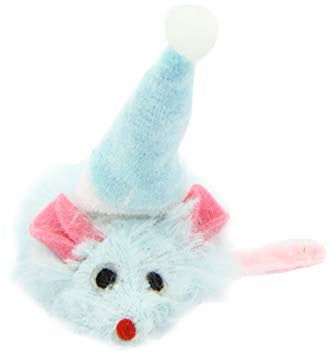 80143 NOBBY Wool mouse with cap 6 cm -  - PetsOffice