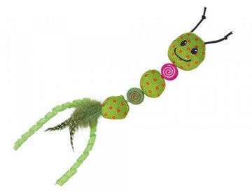 80273 NOBBY Plush worm with catnip green 24cm
