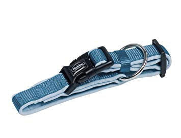 80522-32 NOBBY Collar "Classic Preno" light blue/light blue L: 30-45 cm; W: 20/25 mm -  - PetsOffice