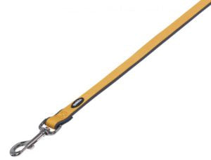80526-04 NOBBY Leash "Classic Preno" orange/grey L: 120 cm; W: 20/25 mm -  - PetsOffice