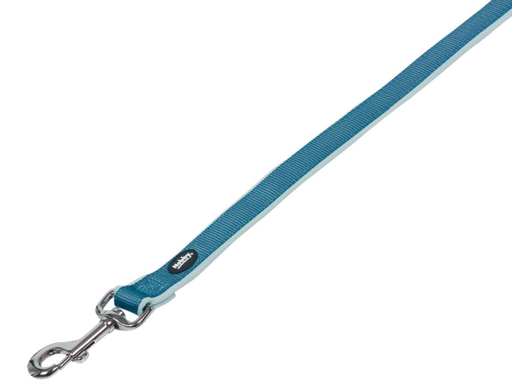 80526-32 NOBBY Leash "Classic Preno" light blue/light blue L: 120 cm; W: 20/25 mm -  - PetsOffice