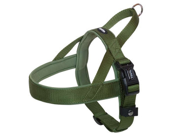 80535-50 NOBBY NORWEGIAN Harness "Classic Preno" forest L: 75-98 cm + 62 cm; W: 40/45 mm