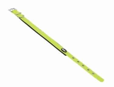 80560-24 NOBBY Collar "Cover" neon yellow L: 30-40 cm; W: 20 mm -  - PetsOffice