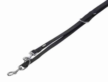 80566-05 NOBBY Traning Leash "Cover" black L: 200 cm; W: 20 mm -  - PetsOffice
