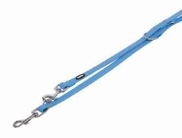 80566-32 NOBBY Traning Leash "Cover" light blue L: 200 cm; W: 20 mm -  - PetsOffice