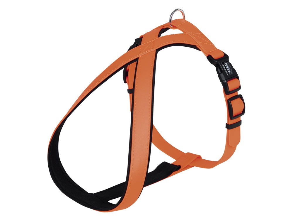 80567-04 NOBBY Comfort Harness "Cover" neon orange waist: 30-40 cm; w: 20/30 mm -  - PetsOffice