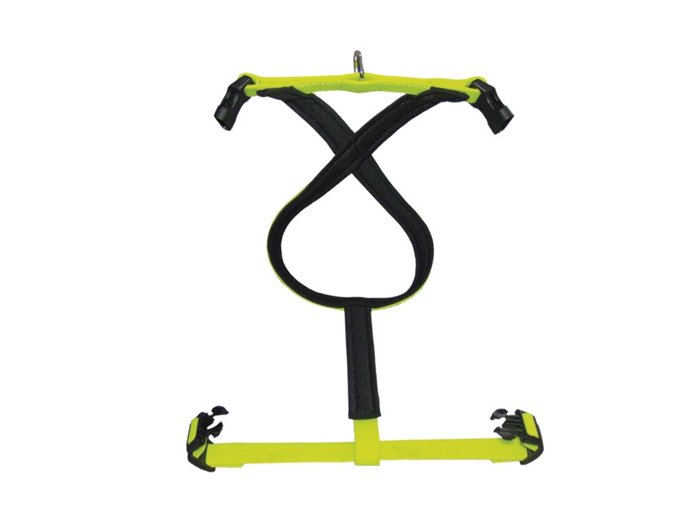 80572-24 NOBBY Comfort Harness "Cover" neon yellow waist: 60-90 cm; w: 25/35 mm -  - PetsOffice