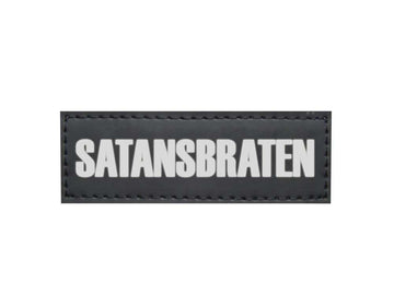 80594 NOBBY Velcro sticker SATANSBRATEN  Set 2 pcs; 3 x 9 cm