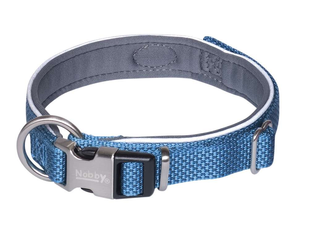 80628-06 NOBBY Collar "Classic Preno Royal" blue L: 28-34 cm; W: 15/20 mm
