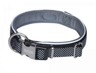 80632-05 NOBBY Collar "Classic Preno Royal" black L: 54-65 cm; W: 25/35 mm -  - PetsOffice