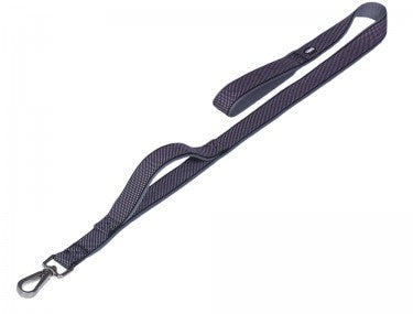 80635-05 NOBBY Leash with traffic Loop "Classic Preno Royal" black L: 120 cm; W: 25/35 mm -  - PetsOffice