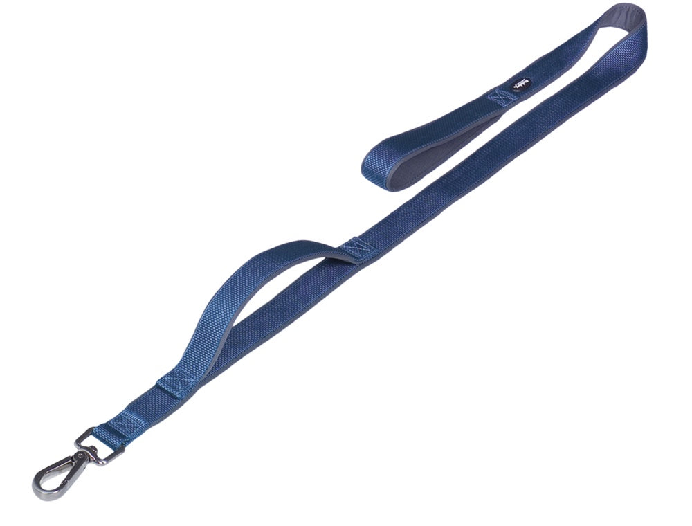 80635-06 NOBBY Leash with traffic Loop "Classic Preno Royal" blue L: 120 cm; W: 25/35 mm -  - PetsOffice