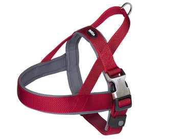 80643-01 NOBBY Norwegian Harness "Classic Preno Royal" red L: 75-98 cm + 62 cm; W: 40/45 mm -  - PetsOffice