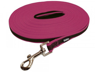 80645-64 NOBBY Tracking leash "Anti-Slip" raspberry L: 10m; W: 17mm