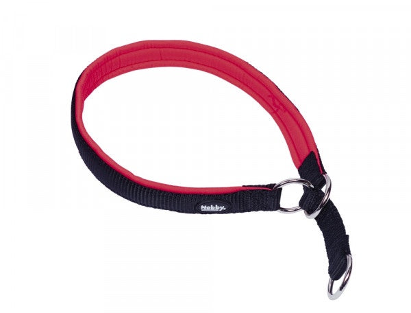 80668-01 NOBBY Choker "Classic Preno" red L: 60-70 cm; W: 25/30 mm