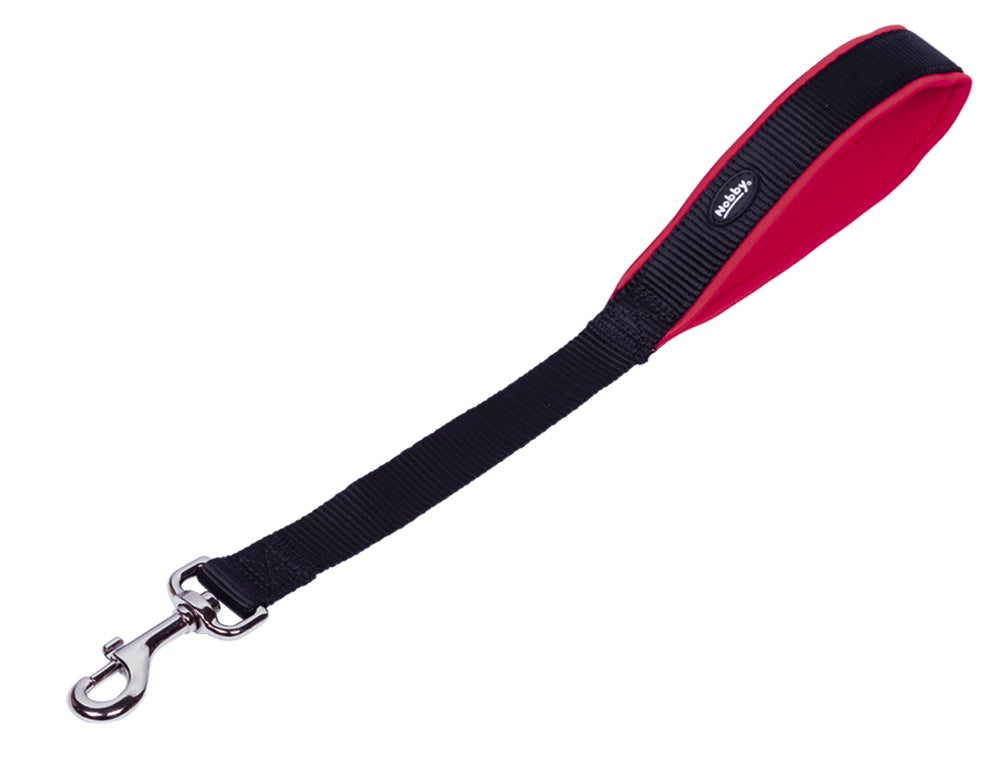 80670-01 NOBBY Hand loop "Classic Preno" red L: 45 cm; W: 25/30 mm -  - PetsOffice