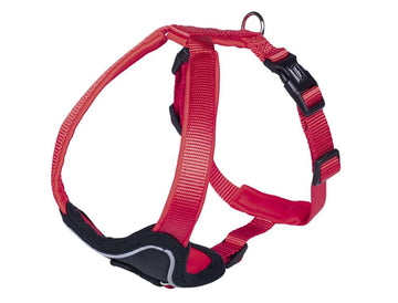 80730-01 NOBBY Comfort Harness "Classic Preno" red/red L: 30-35 cm; W: 15 mm