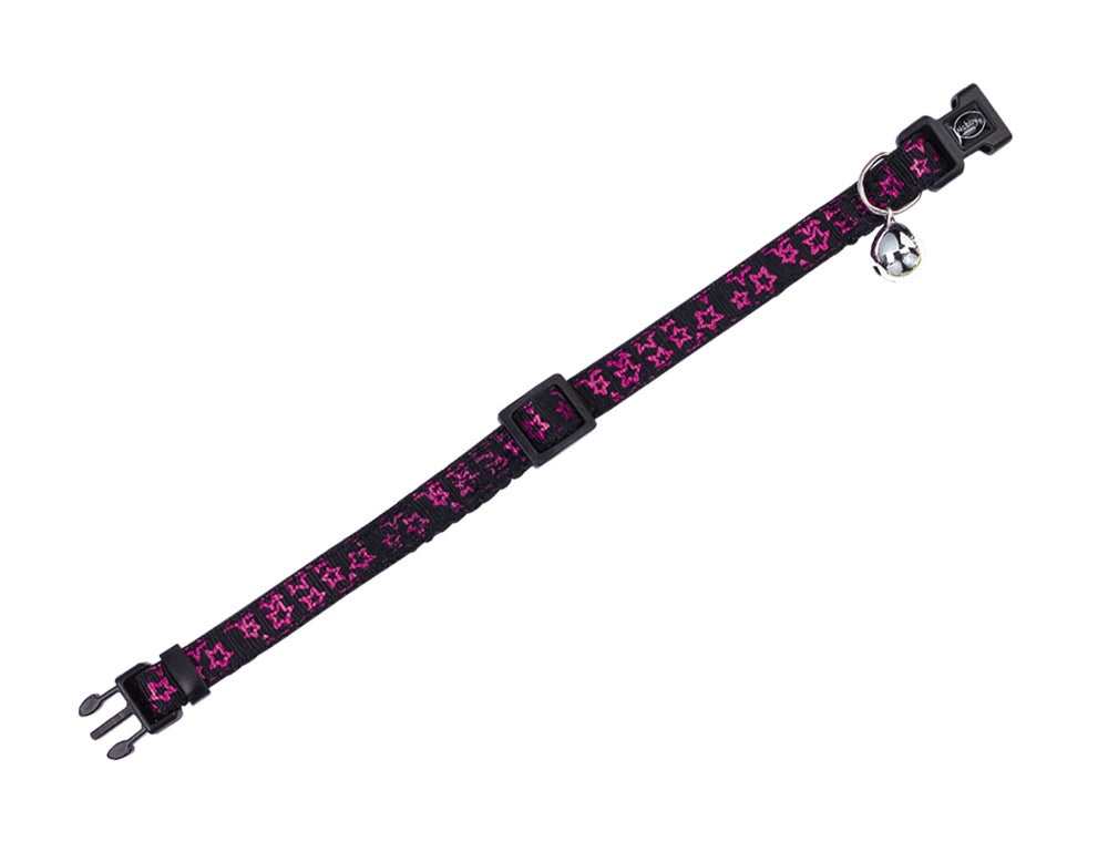 80810 NOBBY Cat collar "Star" black -  - PetsOffice