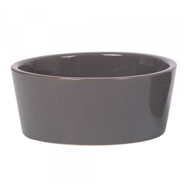 82414 NOBBY Ceramic bowl "Hermos" dark grey Ø 21,5 x 8,0 cm, 2,00 l