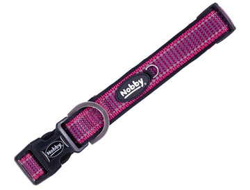 88719-64 NOBBY Collar "Kalea" raspberry l: 50-70 cm, w: 25/30 mm