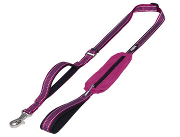 88720-64 NOBBY Leash "Kalea" raspberry l: 140-180 cm, w: 15/20 mm