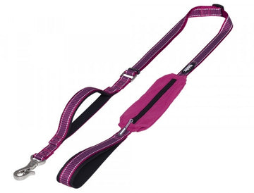 88721-64 NOBBY Leash "Kalea" raspberry l: 140-180 cm, w: 20/25 mm