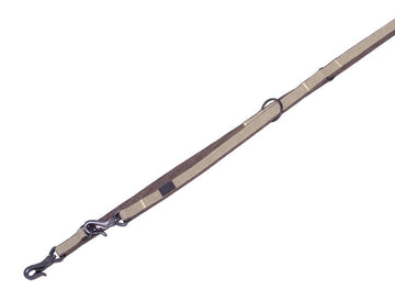88744-23 NOBBY Führleine "Linen Deluxe" brown l: 200 cm, w: 16 mm