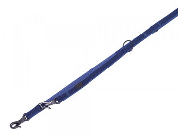 88745-06 NOBBY Führleine "Linen Deluxe" blue l: 200 cm, w: 25 mm