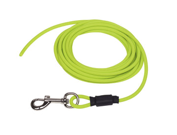 88758-24 NOBBY Tracking leash "Cover" round neon yellow l: 10 m, � 6 mm