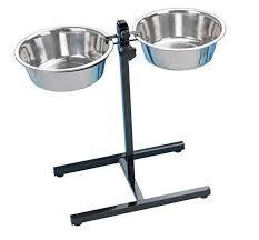 72830 NOBBY Dog-foodbar incl. 2 bowls black 29,0 cm 4,10 ltr.
