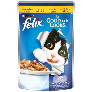 Purina Felix Chicken in Jelly Pouch 100g