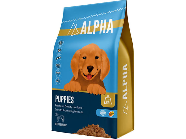 Alpha Beef Puppy Dry Food 10kg