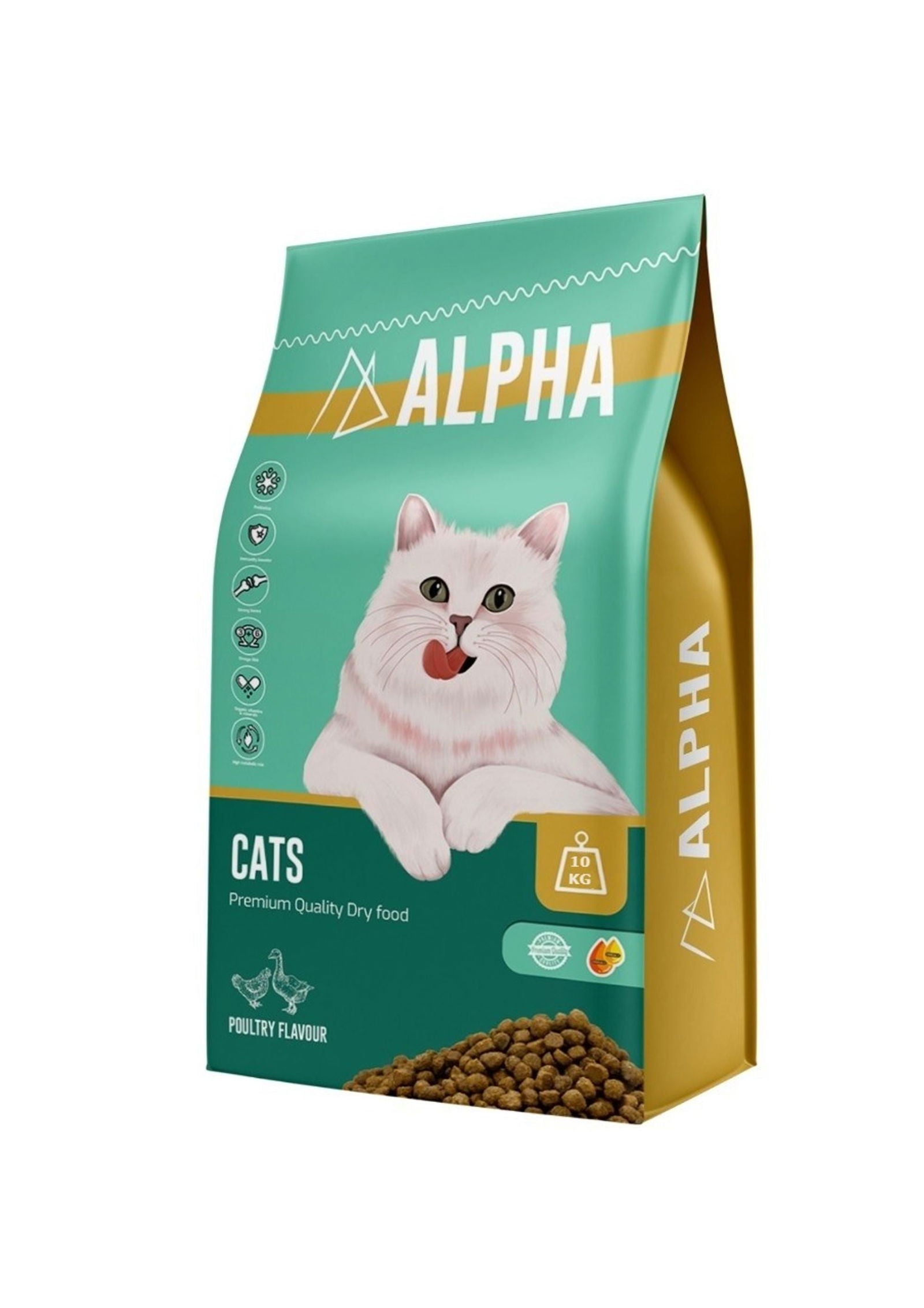 Alpha Poultry Cat Dry Food  20kg -  - PetsOffice