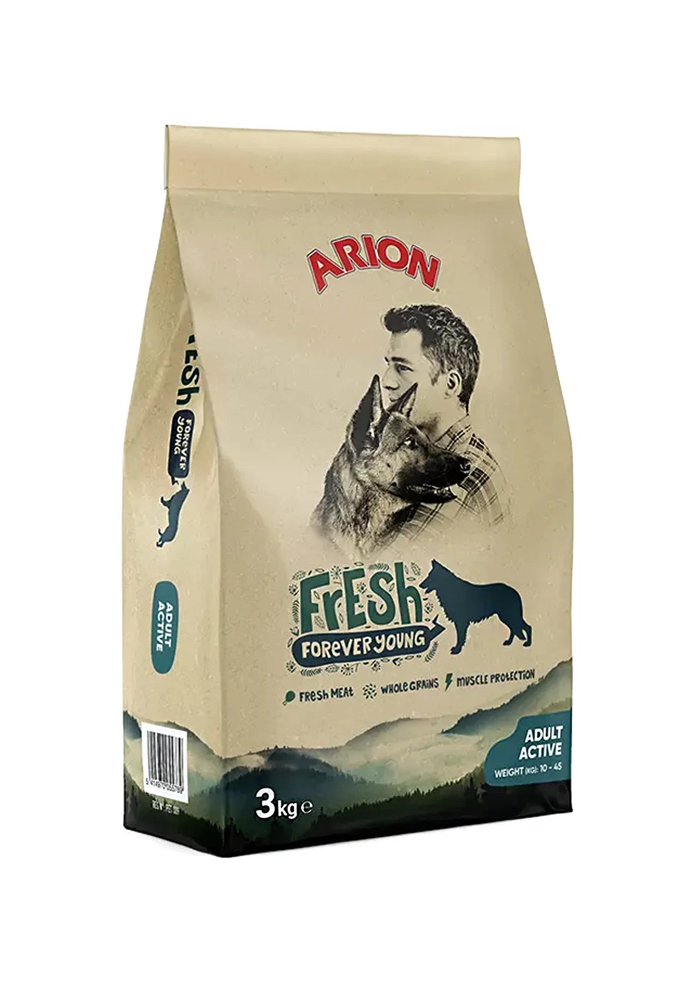 Arion Dog Dry Food Fresh Active 3kg -  - PetsOffice