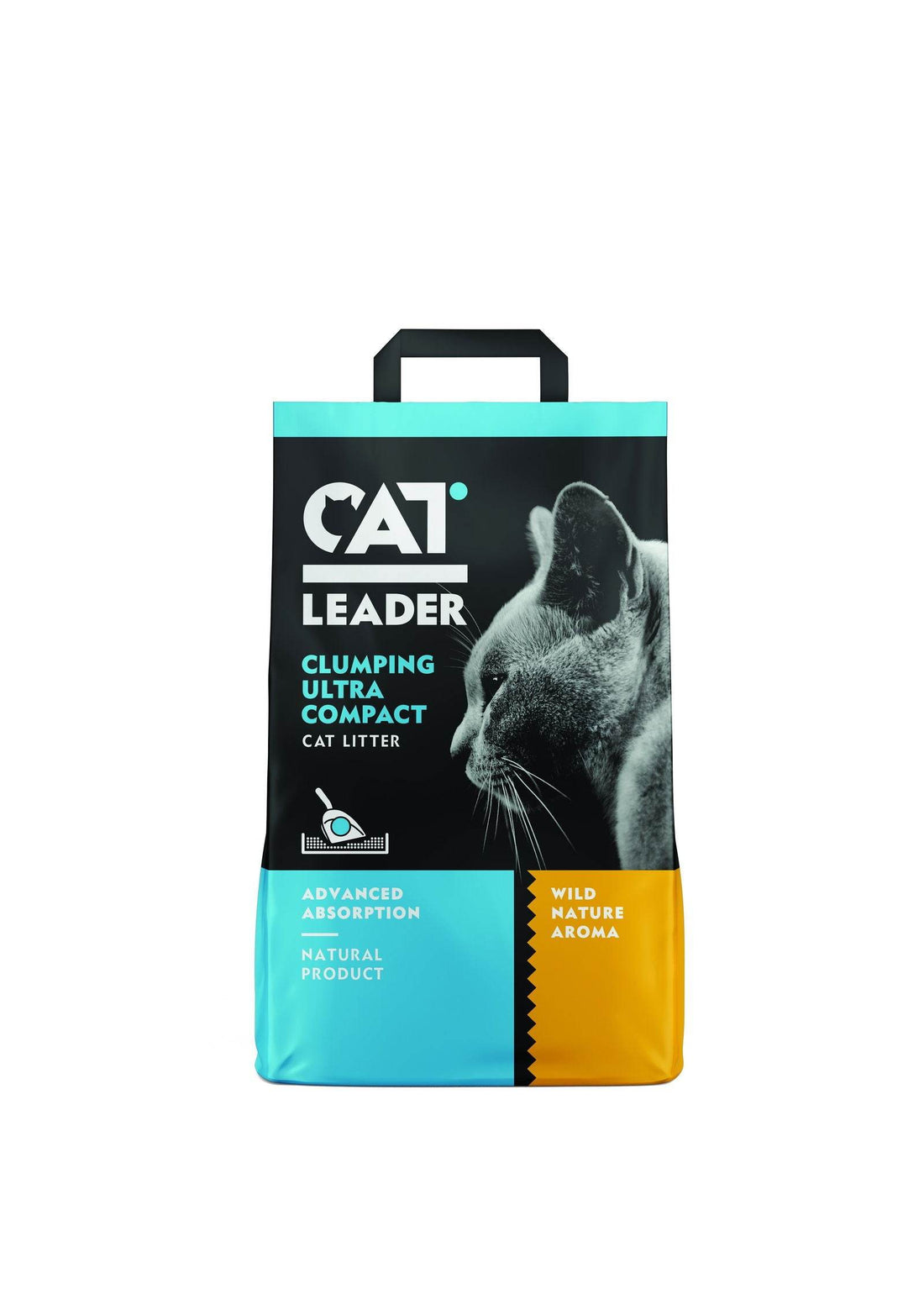 CAT LEADER Premium Clumping cat litter WILD NATURE aroma 5Kg -  - PetsOffice