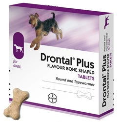 Drontal plus for Puppies and Dogs De-Worming Tablet -  - PetsOffice