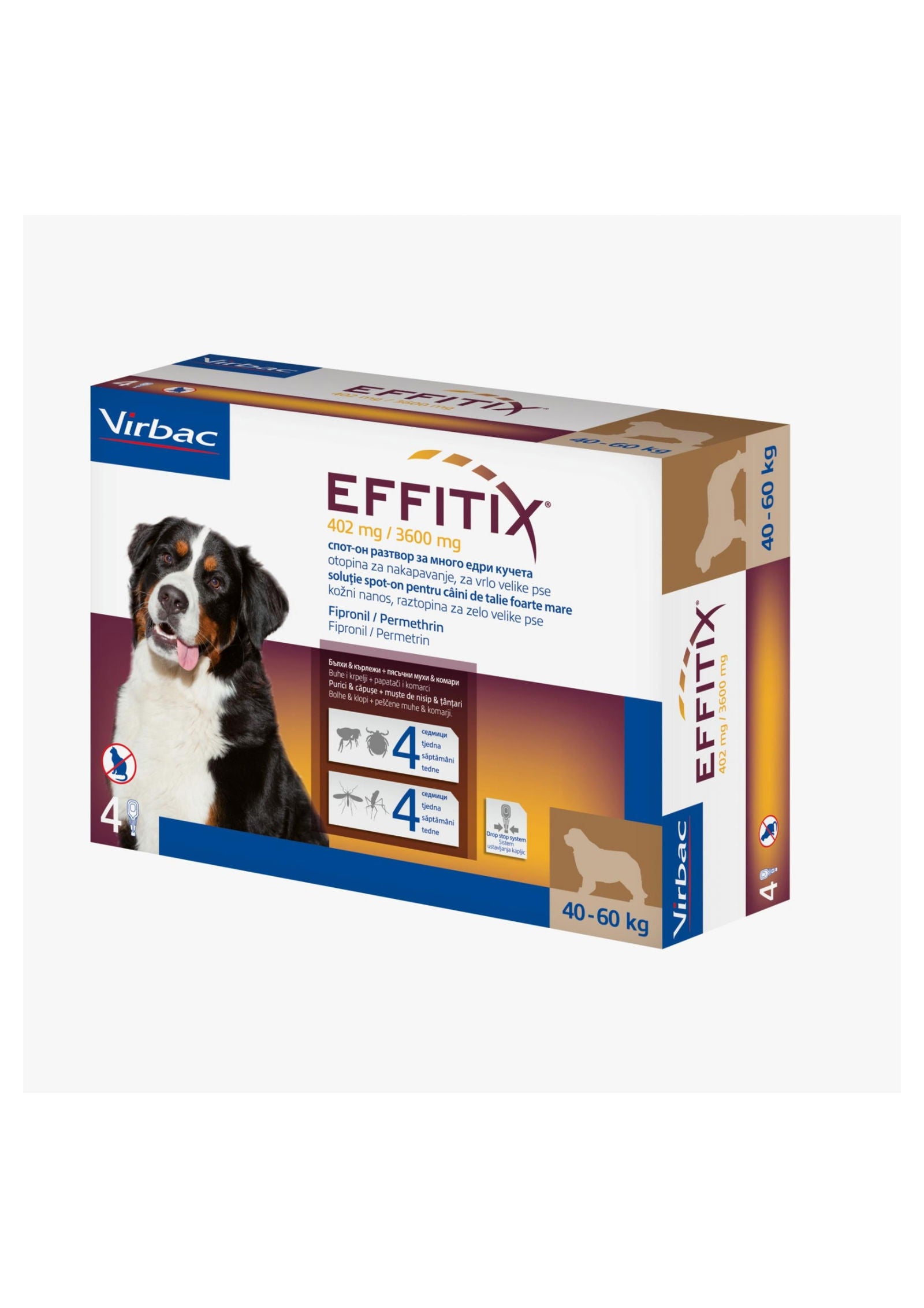 Effitix Spot On Dog Size 40-60kg (1Dose) -  - PetsOffice