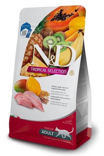 Farmina N&D Tropical Selection Chicken Adult Cat Dry Food 5kg