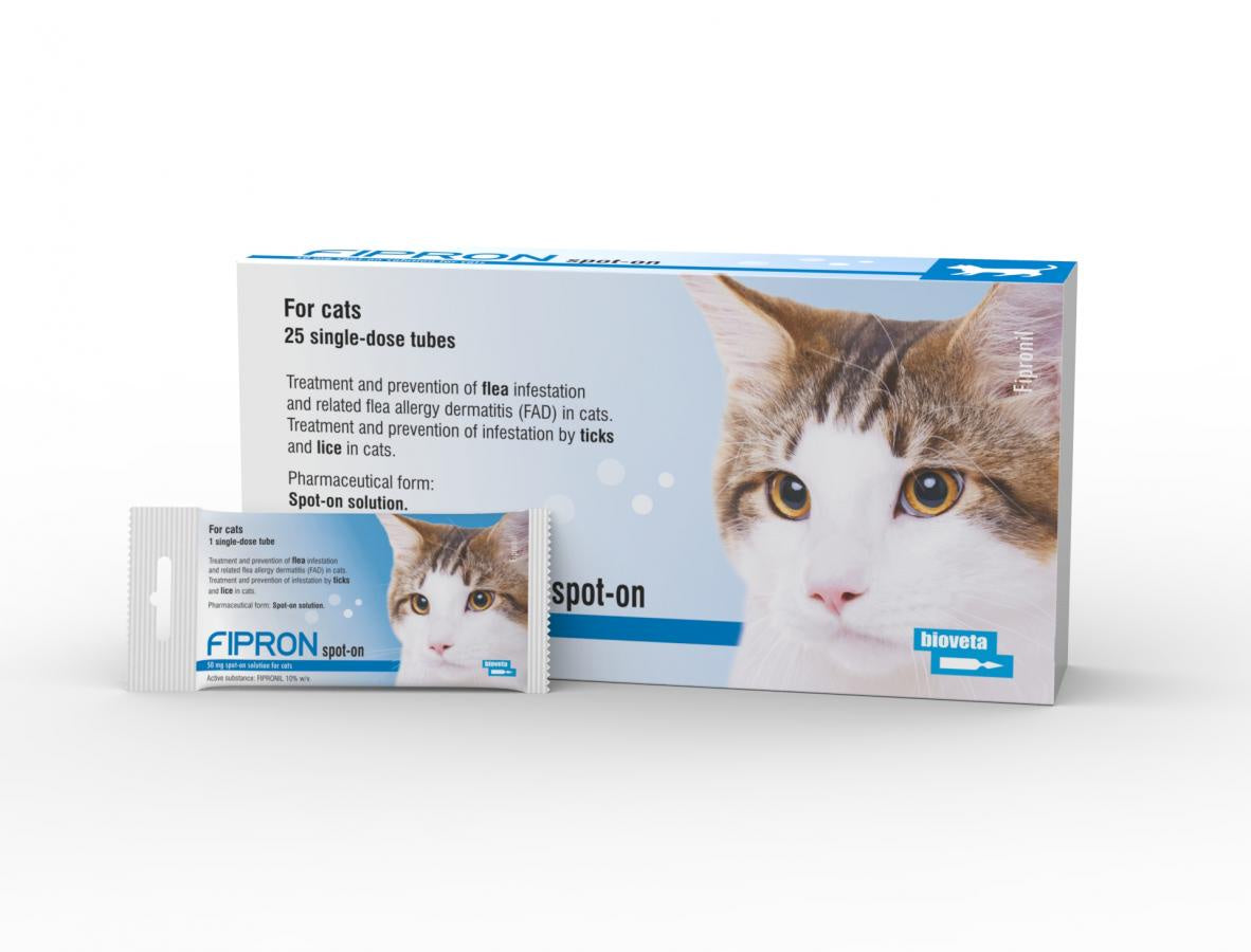 Fipron Spot On For Cats  (1 Dose) -  - PetsOffice