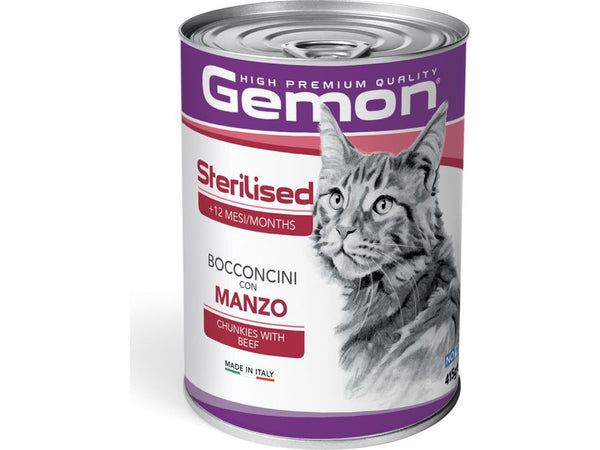 Gemon Chunkies Beef Cat Wet Food 415g