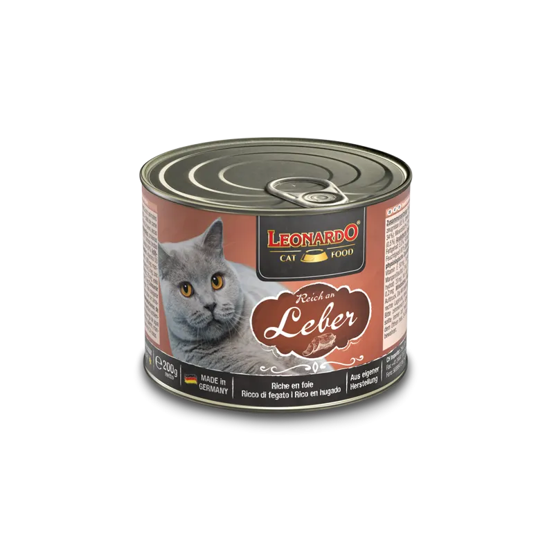 Leonardo Liver Cat Wet Food 200g