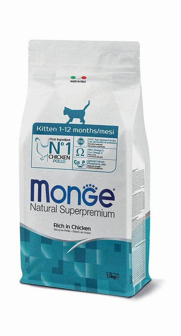 MONGE Super Premium Kitten Dry Food 1.5kg