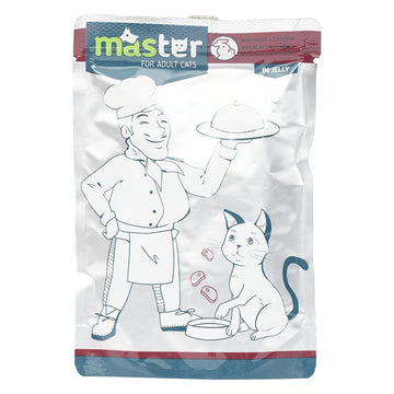 Master Cat Wet Food Beef Jelly Pouch 80g