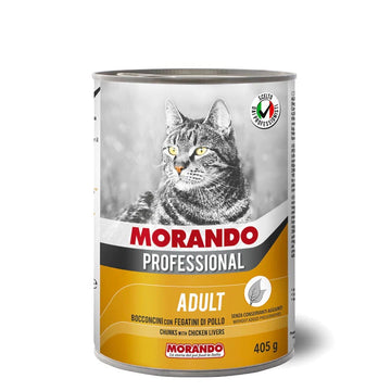 Morando Cat Wet Food Chunks Chicken&Liver 405g