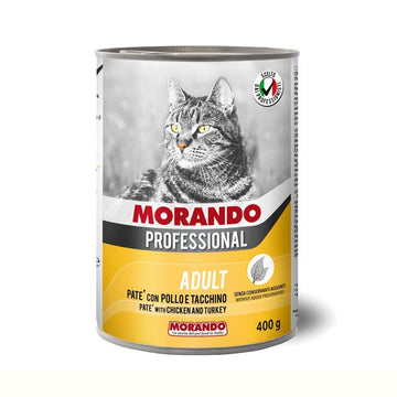 Morando Cat Wet Food Pate Chicken&Turkey 400g