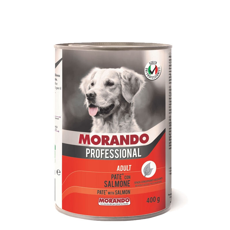 Morando Dog Wet Food Pate Salmon 400g - PetsOffice