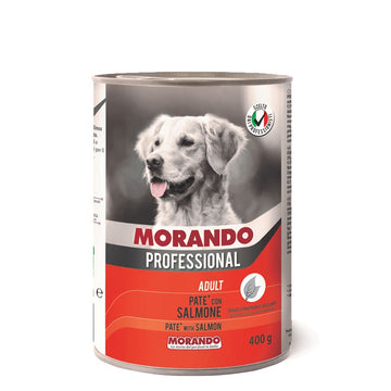 Morando Dog Wet Food Pate Salmon 400g - PetsOffice