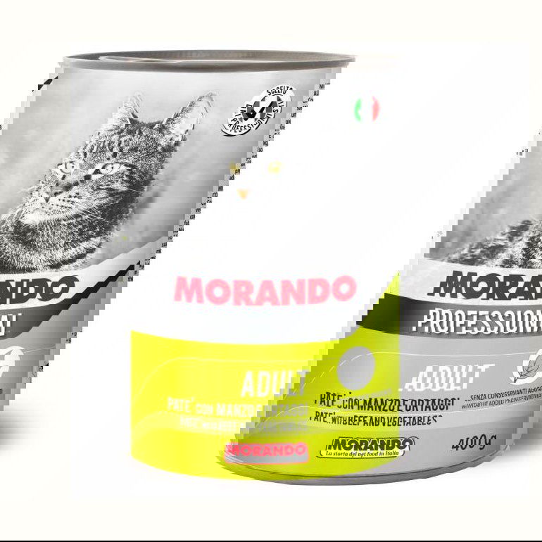 Morando Cat Wet Food Pate Beef&Vegetables 400g -  - PetsOffice