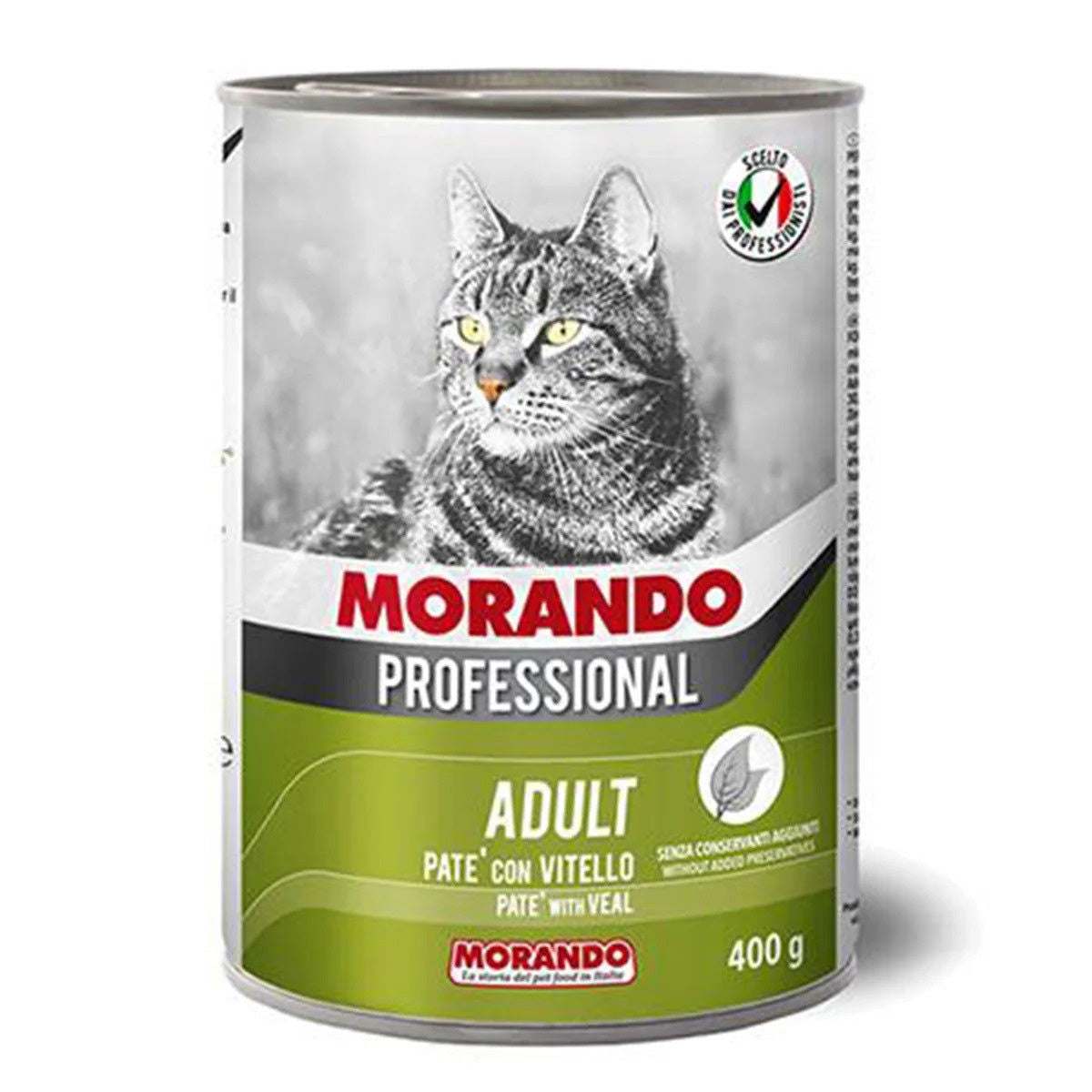 Morando Cat Wet Food Pate Veal 400g -  - PetsOffice
